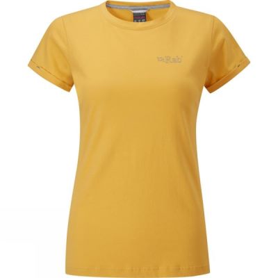 Tee Rab Stance Mujer Amarillo - Chile LHN235478